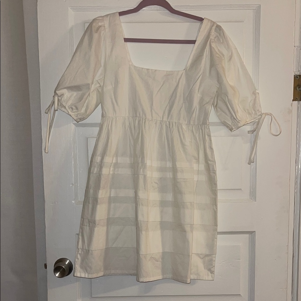 GB Girls Cream Mini Dress